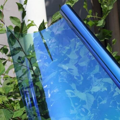 50cmX400cm Car glass protection VLT70% Chameleon reflective car window tint solar film
