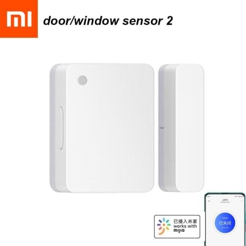 New Xiaomi Mijia Smart Door & Window Sensor 2 bluetooth 5.1 Light Detection Opening/Closing Records Overtime Unclosed Reminder