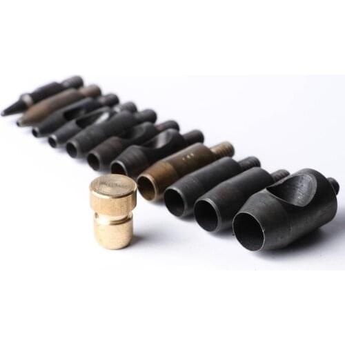 1mm ~ 12mm Oval shape Leather Belt Watch Band Gasket Hollow Hole Punch Cutte Tool