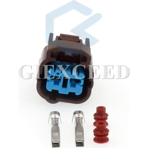 2 Sets 2 Pin 6189-0593 Auto Plug Sealed Waterproof Electrical Automotive Cable Socket Female Connector