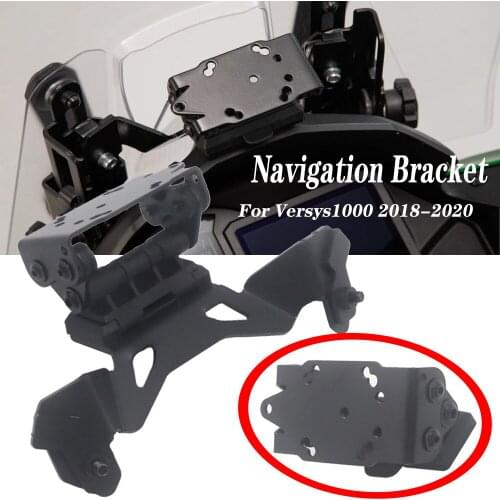 2018 2019 2020 NEW Motorcycle Accessories For Kawasaki Versys 1000 VERSYS1000 GPS Black Navigation Bracket Mount