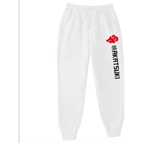 Japanese Anime Naruto Pants akatsuki Fleece Trousers Printed Men Women Jogging Pants Hip hop Streetwear comfortable Sweatpants