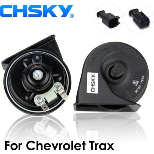 CHSKY Car Horn Snail type Horn For Chevrolet Trax 2013 to Now 12V Loudness 110-129db Auto Horn Long Life Time High Low Klaxon