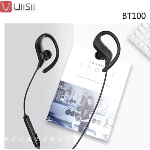 UiiSii BT100 Neckband In Ear Earphones With Microphone Volume BT5.0 Sport Bluetooth Headset Compatible With Android IOS phone