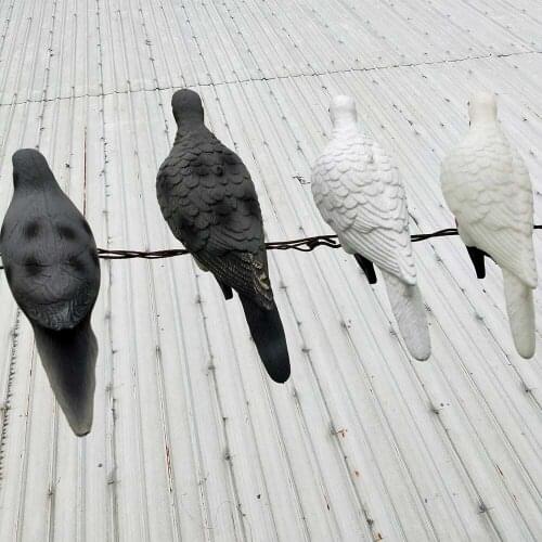 Hot Plastic Dove Yard Hunting Decoy Pigeon Decor Fake Bird Model Realistic Turtledove Garden Target Trap Hunting Accessories