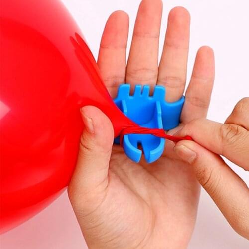 Balloon Tie Tool Easy Knotting Tying Device Knot Faster Save Time Balloon Tool Props for Party Decoration Creative Supplies