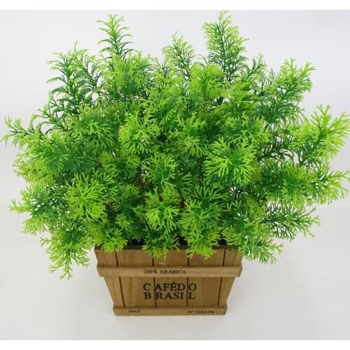 Artificial Cedar Tree Fake Conifer Plants Indoor Outdoor Decor Home Desk Tabletop Garden Ornament Shop Display