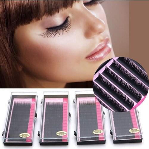 Faux Mink Individual Eyelash Lashes Maquiagem Cilios for Professional Soft Mink Eyelash Extension Supplies False Eyelashes