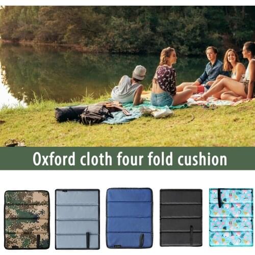 Outdoor Picnic Camping Mat Beach Moisture-Proof Foldable Oxford Cloth Cushion Hiking Portable Small Mats Waterproof Pad