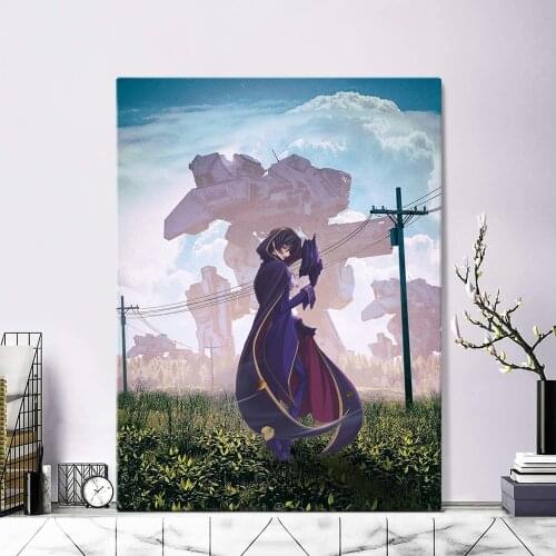 Lelouch Lamperouge Code Geass Anime Home Decor Canvas Painting Wall Pictures Living Room Decoration Art Posters Prints