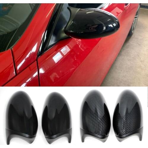 M3 Style 2x Mirror Cover E90 Car Rearview Mirror Cover Cap For BMW E90 E91 PRE-LCI 2005-2007 E92 E93 2006-2009 E80 E81 E87