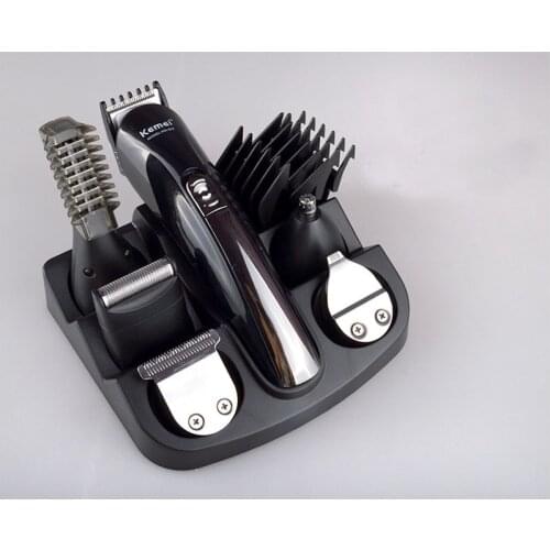 Kemei hair trimmer KM-600 6 in 1 rechargeable hair clipper