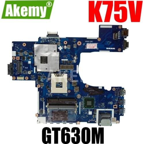 For asus k75v k75vj k75vm r700v motherboard qcl70 la-8222p gt630m motherboard 100% Test ok