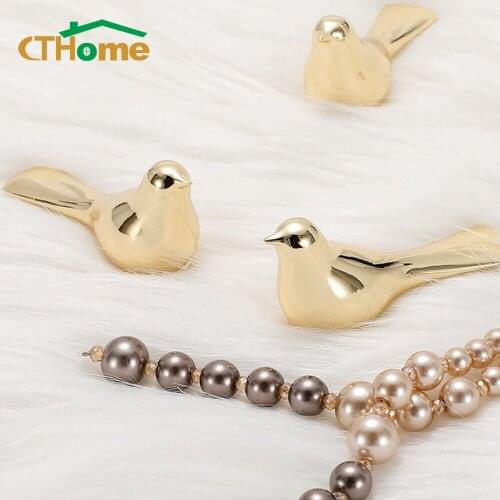 Wall Hooks Gold Cabinet Knobs and Door Handles Dresser Knob Pulls Hat Bag Hanging Hook Wall Hardware Furniture Drawer Knobs