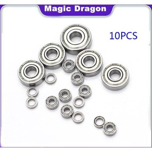 10PCS Metal Seal Miniature bearing Multiple sizes free shipping Bearing MR52 MR63 MR74 MR85 MR95-105-106-115-117-126-128-137-148