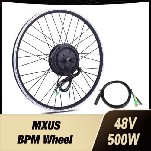 48V 500W Ebike Electric Bike Conversion Kit BPM MX01C MX01F MX01R Geared Motor Wheel MXUS Front Rear Cassette Motor freehub