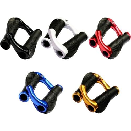 A Pair Comfort Croissants Slipproof Durable Road Bike Meatball Lock Cycling Mountain Bicycle Handlebar Grip Cover Accessories