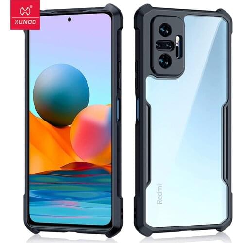 For Redmi Note 10 Pro Global Xundd Shockproof Airbag Transprent Back Cover For Redmi Note 10 4G Note 10 Pro Max