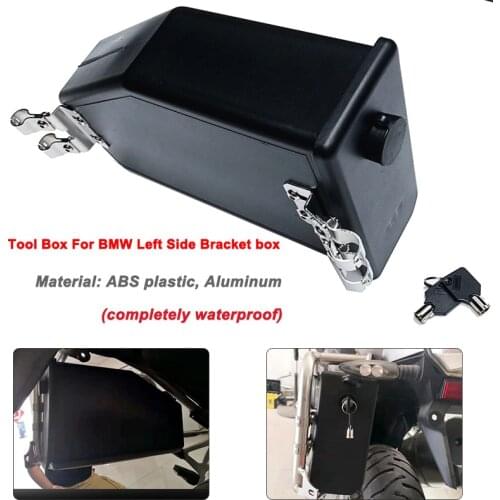 R1250GS R1200GS Box Decorative waterproof Box for Left Side Bracket 2014-2021 For BMW R1200GS LC Adventure R 1200 GS Tool Box