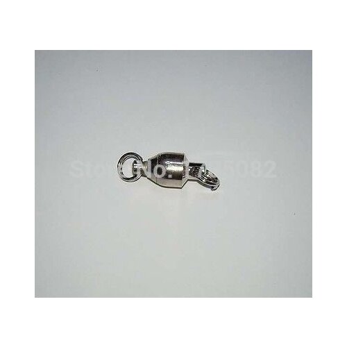 Size #0 Spinner Bait Ball Bearing Swivels With 2 Split Rings, Nickle Color