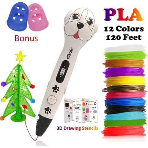 Dikale 3D Printing Pen Cute Dog Design Cat Design 7th Generation 6th generation special for US Customer
