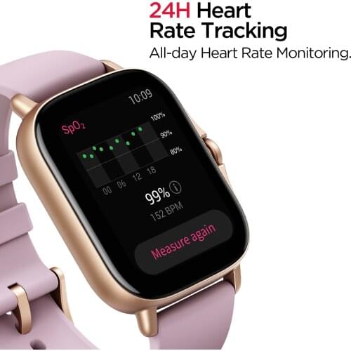 2021 Global Version Amazfit GTS 2e Smartwatch 1.65 Inch Sleep Quaility Monitoring 90 Sports Modes Swimming Smart Watch for Andri