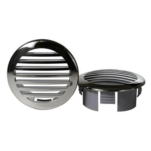 RV Marine Boat 3.5" 89mm 4.5" 114mm 316 Stainless Steel Curved Clad Airflow Vent