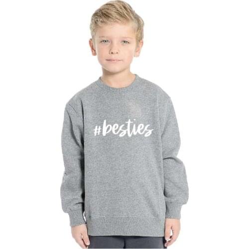 Besties Toddler Sweatshirt Superhero Baby Jumper Kids Gift Trendy Baby Clothes Girl Modern Baby Kids Sweatshirt