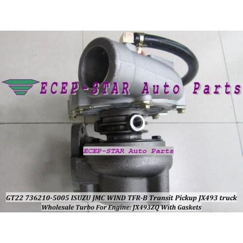 Oil Cooled Turbo GT22 736210 736210-0007 736210-5007 736210-5009 736210-5003 Turbine Turbocharger For JMC Truck 1118300SBJ 63kw