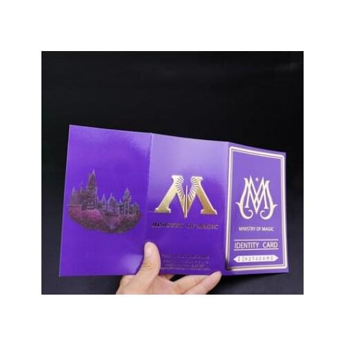Harried Magic card Magic identification card wizard custom work permit