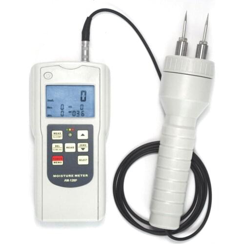 Hight Accuracy Portable AM-128P Multifunctional Moisture Meter Tester Measurement Range 0-80