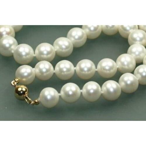 Jewelry Pearl Necklace wholesale_jewelry_wig$ vogue womens jewelry nautral whitefreshwater pearl necklace Free Shipping