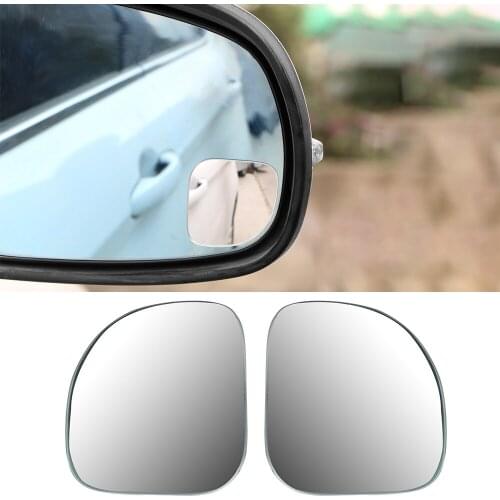 LEEPEE 360 ° Rear View Mirror Car Blind Spot Mirror 2PCS Car Accessories Adjustable Wide Angle Round Convex Parking Auxiliary