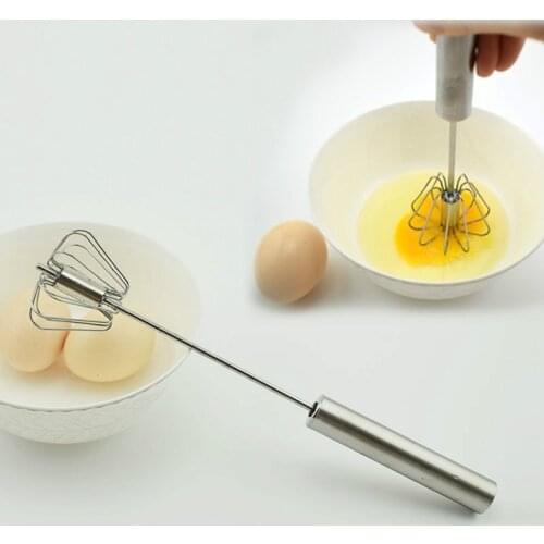 10 inch hand pressure rotary semi-automatic egg beater manual egg butter sauce mixer in household kitchen