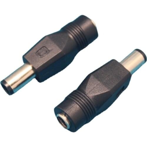 10pcs DC conversion head DC Jack Power Supply 5.5*2.1mm to 7.4*5.0mm Connector Plug 5.5mm*2.1mm female to 7.4mm Male DC adapter