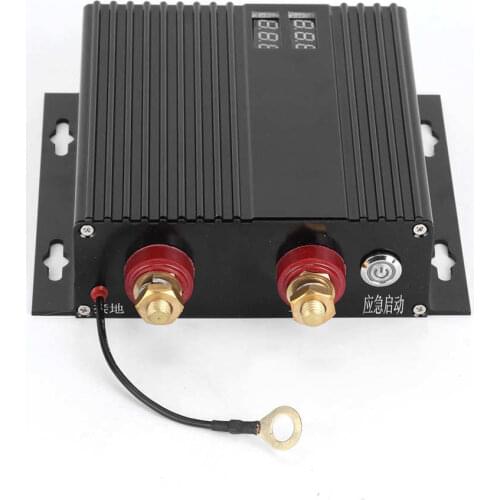 12V-24V 250A Automotive Dual Batteries Isolator Black Power Battery Protector with LED Indicator for Car RV Battery Lsolator