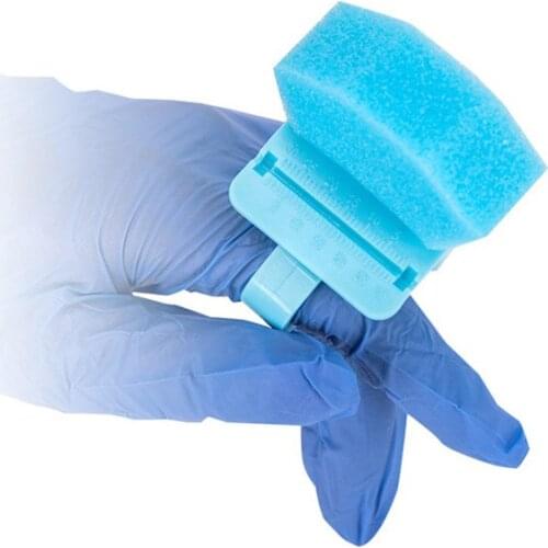 6pcs Dental Root Canal Needle Finger Ruler Endo Measure Scale Endodontic Dental Endo Box Ring