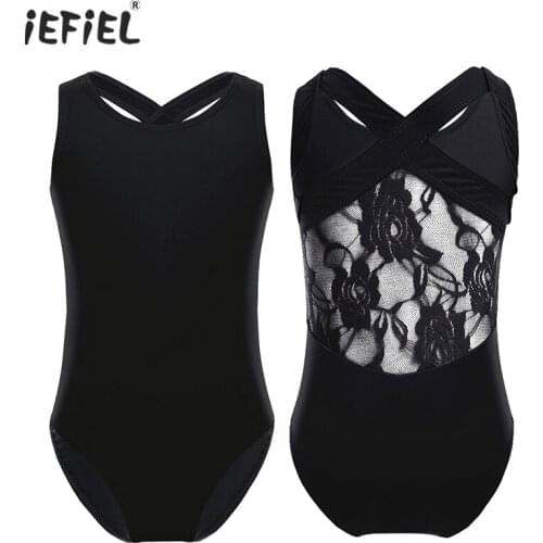 Ballerina Ballet Leotards for Girls Practice Dance Costume Gymnastics Sleeveless Leotard Ballet Dancing Dress Kids Dance Wear