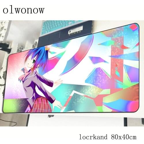Chuunibyou demo koi ga shitai mousepad 800x400x3mm gaming mouse pad gamer mat hot sales computer desk padmouse keyboard play mat
