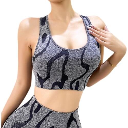 Breathable COMO Sports Bra Gym Padded Sports Bra Yoga Top&Bra Athletic Gym Running Fitness Workout Sexy Top Sports Bras