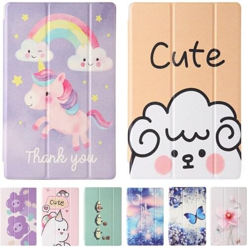 For iPad 6th 7th 8th Gen Case Kawaii Unicorn Kids Cover For iPad 9.7 10.2 10.5 Case For iPad 5 6 7 8 Air 1 2 3 Case Coque Funda