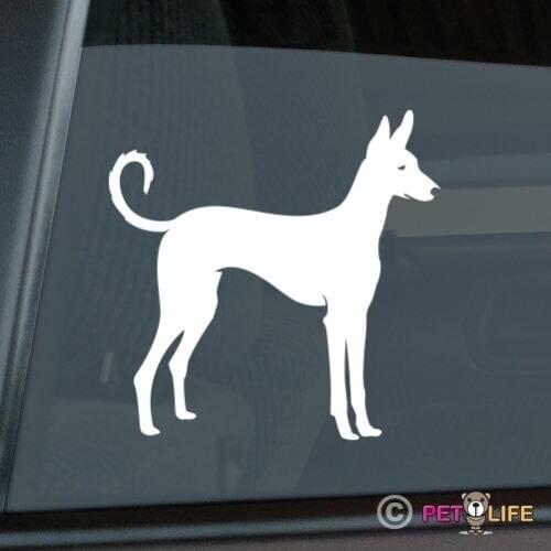 Ibizan Sticker Die Cut Vinyl - v2 hound computer decal