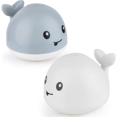 Creative Water Spray Bath Shower Games Whale Shape Water Spray Ball Baby Bath Water Toys BrinquedosBaby Baby Bath Toys BA60MY