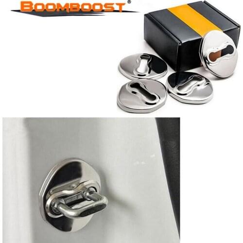 Car door lock cover Car Stainless Steel 4pcs For Mitsubishi outlander Pajero Galant FORTIS Zinger ASX