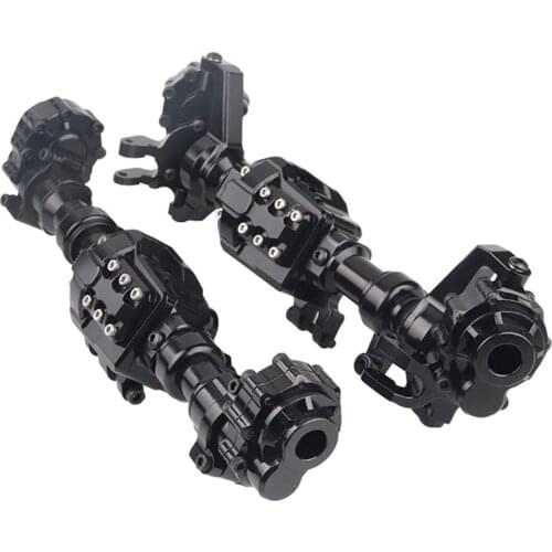 Metal Assembled Front Rear Axle Housing Cover for 1/10 RC Car Traxxas transmit Receive Unit-4