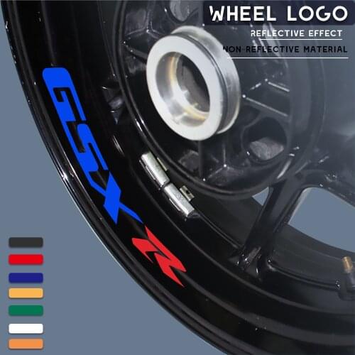 Motorcycle wheel stickers decorative decals reflective waterproof trend frame decals for SUZUKI GSX-R GSXR gsx r