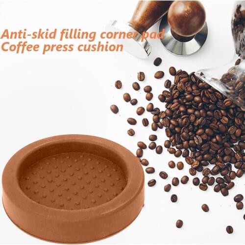 Non-slip Espresso Coffee Tamper Pad Silicone Coffee Powder Hammer Press Mat