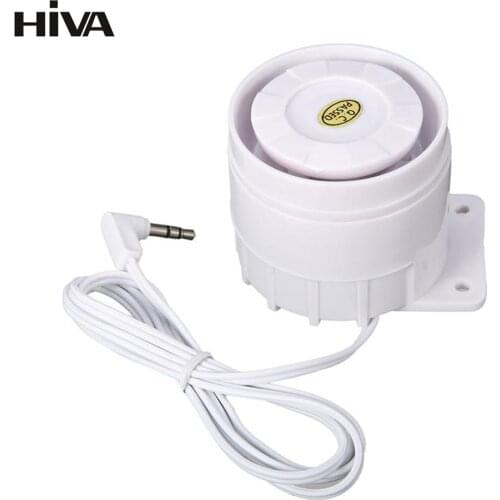 Wired Siren Speaker 3.5mm Jack for Wireless Alarm System Home Security PG-107 PG-106 PG-105 PG-103