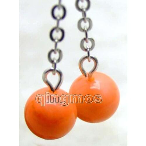 Qingmos Women's Silver Earrings