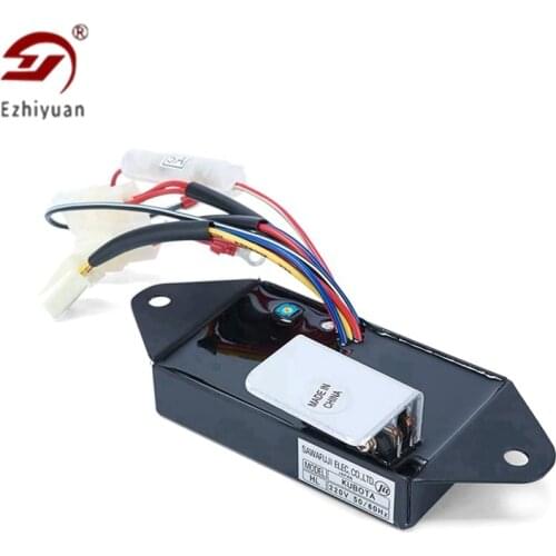 Ezhiyuan Generator Voltage Regulator AVR for Kubota J108 220V 50/60Hz Single Phase J315 50/60Hz 380V 3 Phase